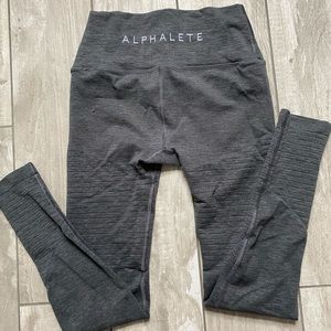 Grey alphalete leggings
